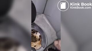 Porta potty scat slut
