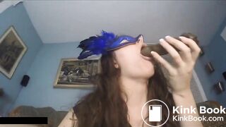 Girls sucking turds like cocks