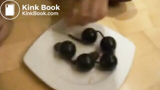 Anal beads and shit eating - BlondeGirl