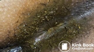 Sleep gf dirty butthole spread for cleaning