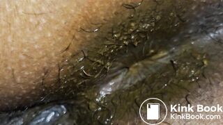 Sleep gf dirty butthole spread for cleaning