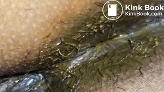 Sleep gf dirty butthole spread for cleaning