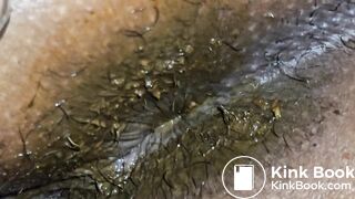 Sleep gf dirty butthole spread for cleaning