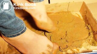 ultra disgusting asian in sexy pantyhose shit 2