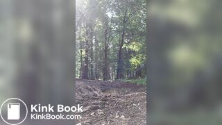 Nackig im Wald Abspritzen