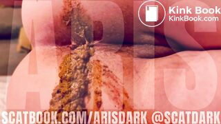 Shitting on the couch @scatdark