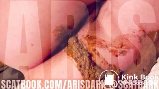 Shitting on the couch @scatdark