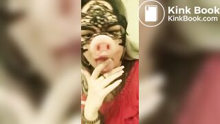 Pig whore running amok in public