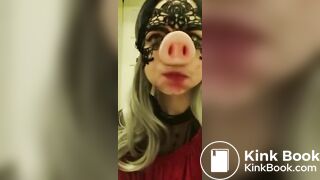 Pig whore running amok in public