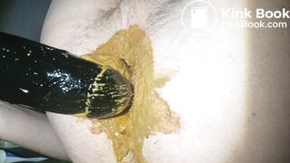 Hot dirty anal dildo