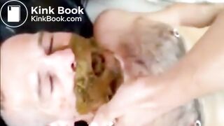 shit feed and face fuck