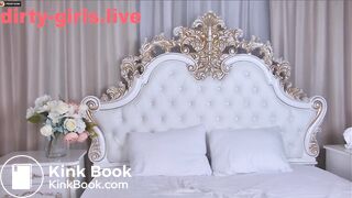 Beauty russian model playing with shit