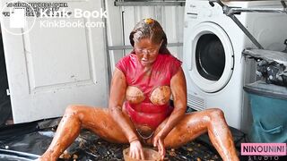 French Scat eating Fruit Salad 1/2 ????45#