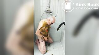 enema slave Gerard undergoes an enema treatment