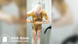 enema slave Gerard undergoes an enema treatment