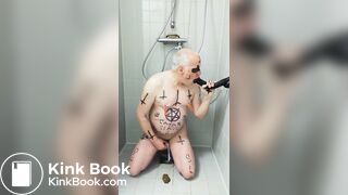 enema slave Gerard undergoes an enema treatment