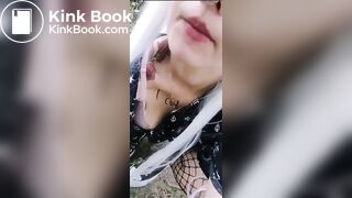 Pig whore running amok in public