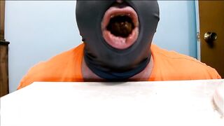 chewing on some fresh shit