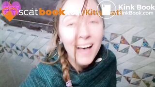 Huge bloated gassy ashram log