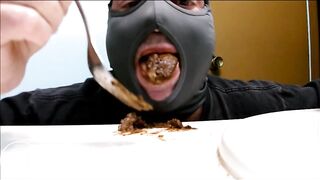 swallowing shit with a fork