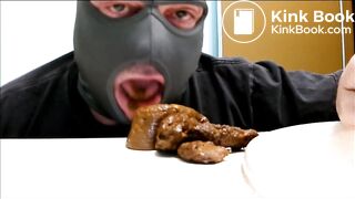 swallowing shit with a fork