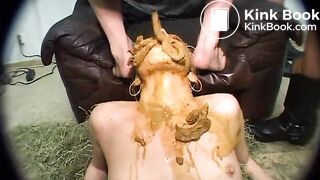 Scat_Face 3 | Total shit face for dirty slut