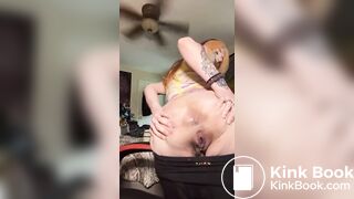 Bbw spread ass winking butthole