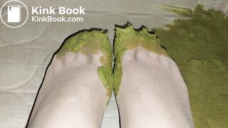 sexy chinese feet full of scat in pantyhose 2