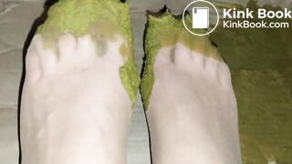 sexy chinese feet full of scat in pantyhose 2