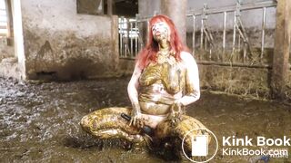 Ankle deep in cowshit