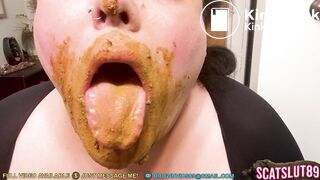 Trans Girl Sucks on Her Massive Turd (Slideshow)