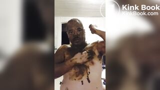 Shit smearing all over me