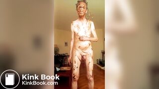 shit wanking and nude