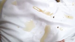 So cute! She shows everything including scat.