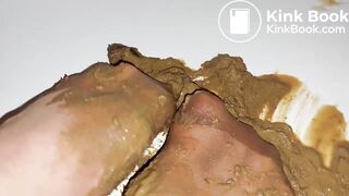 disgusting asian in sexy pantyhose shit 2