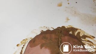 disgusting asian in sexy pantyhose shit 2