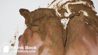 disgusting asian in sexy pantyhose shit 2