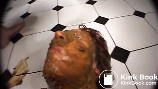 Scat_Face 14 | Tasty scat for stupid bitch