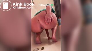 Busty, Blonde, Green Eyes, Shit, Scat