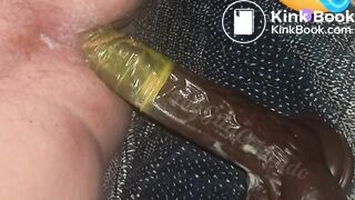 Male solo anal dildo play with scat 5/22/25