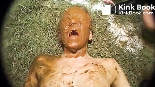 Scat_Face 4 | 2 men make shit face for bitch