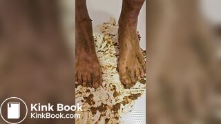 Shit sweater on my lovely feet