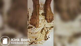 Shit sweater on my lovely feet