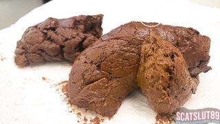 Fat Trans BBW Takes Shit w/ Beautiful Consistency