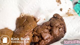 Fat Trans BBW Takes Shit w/ Beautiful Consistency