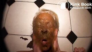 Scat_Face 21 | Slut humiliated with shit on face