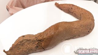 Super Long Shit from Trans BBW