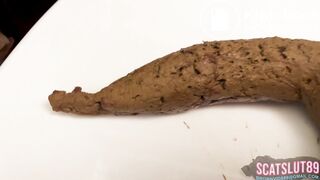 Super Long Shit from Trans BBW