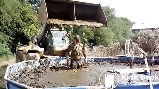 manure dump