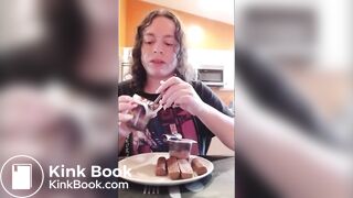 Eating w/mouth open then shitting